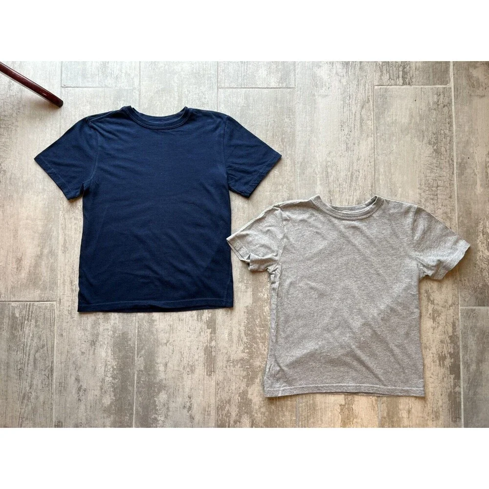 Set Lot of Gap Kids Organic Cotton Short Sleeve Basic T-Shirt Boys Youth L 10-12